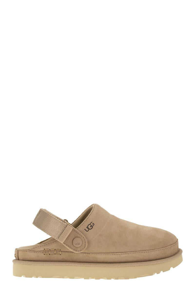 UGG UGG GOLDENSTAR - Suede Sabot SAND