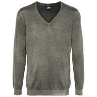 Camasi Avant Toi Camouflage Effect V Neck Pullover Clothing Barbati