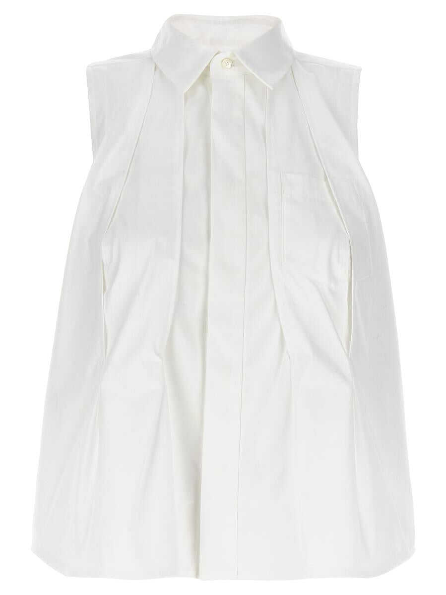 Sacai SACAI Sleeveless shirt WHITE