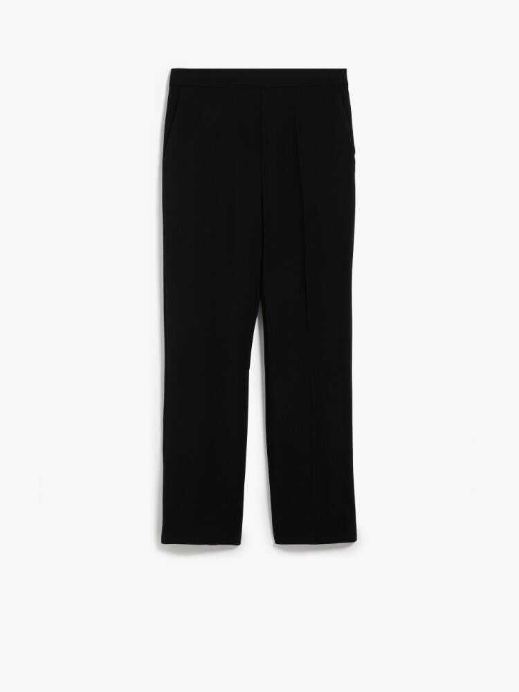 Max Mara MAX MARA Nepeta ankle-length trousers in wool crepe NERO