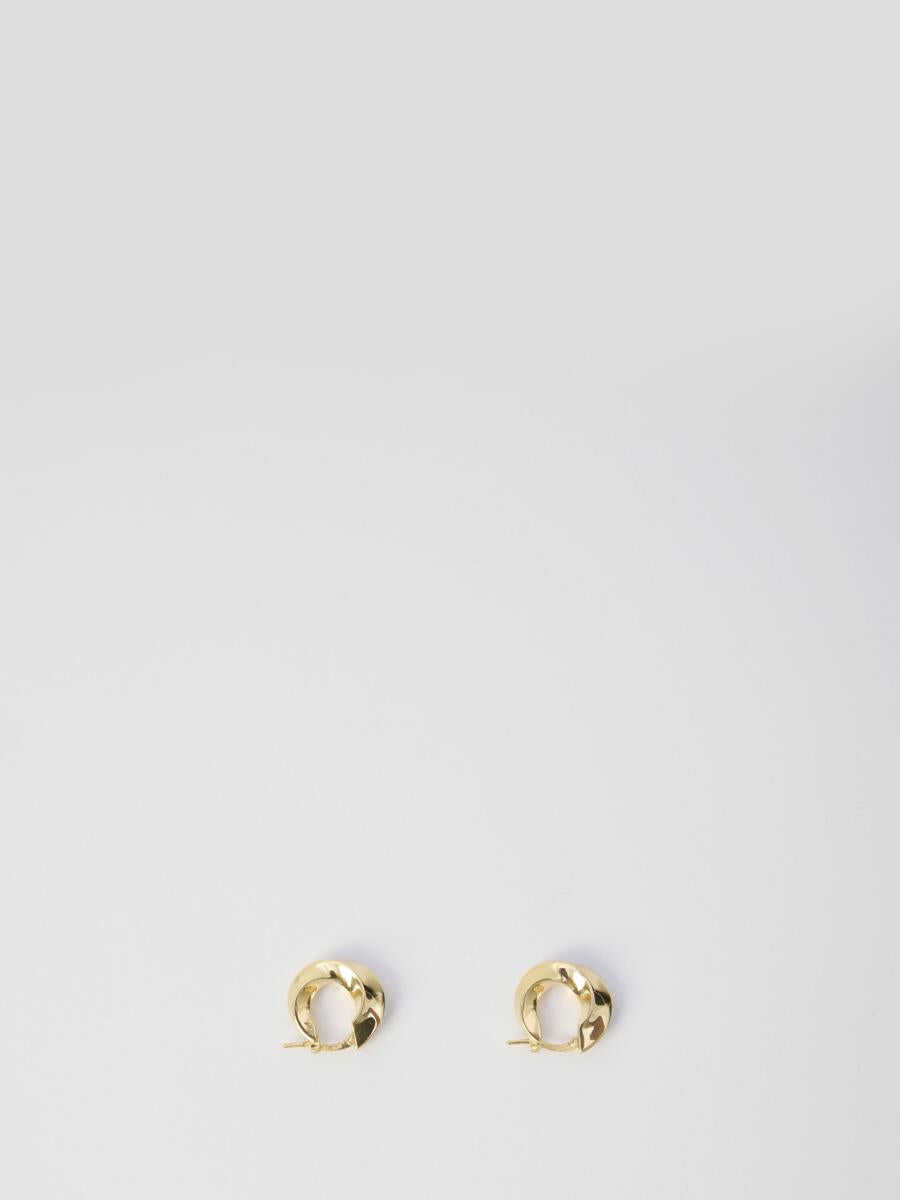 Bottega Veneta Twist Hoop earrings GOLD