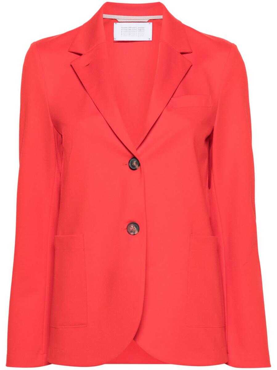 Harris Wharf London LONDON HARRIS WHARF LONDON Single-breasted blazer RED