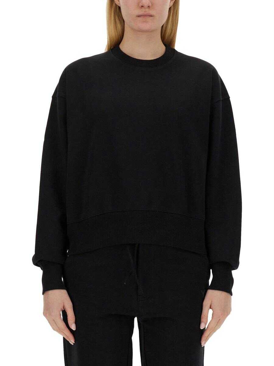 Y-3 Y-3 COTTON SWEATSHIRT BLACK