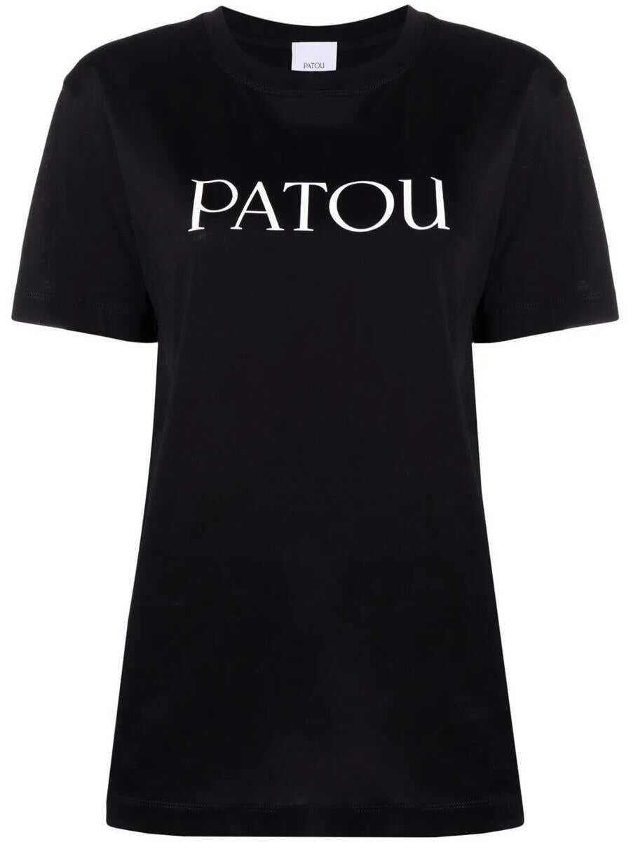 Patou PATOU ESSENTIAL T-SHIRT CLOTHING BLACK