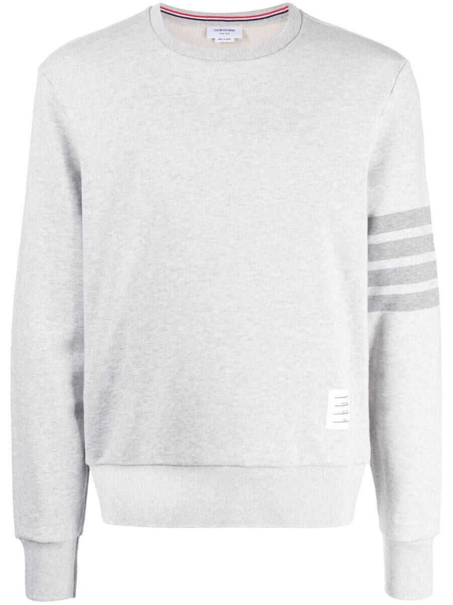 Thom Browne THOM BROWNE 4Bar cotton sweater GREY