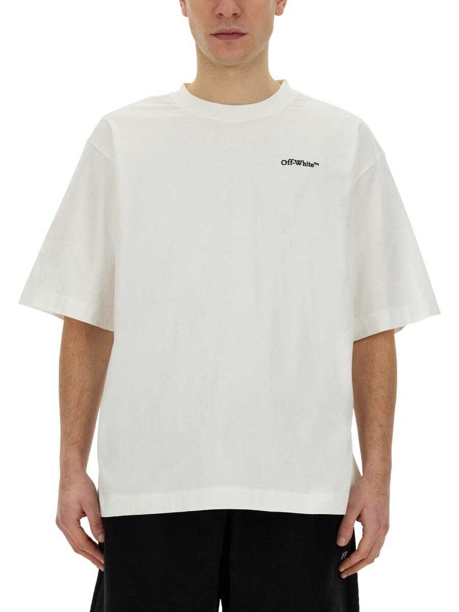 Off-White OFF-WHITE T-SHIRT WITH LOGO WHITE