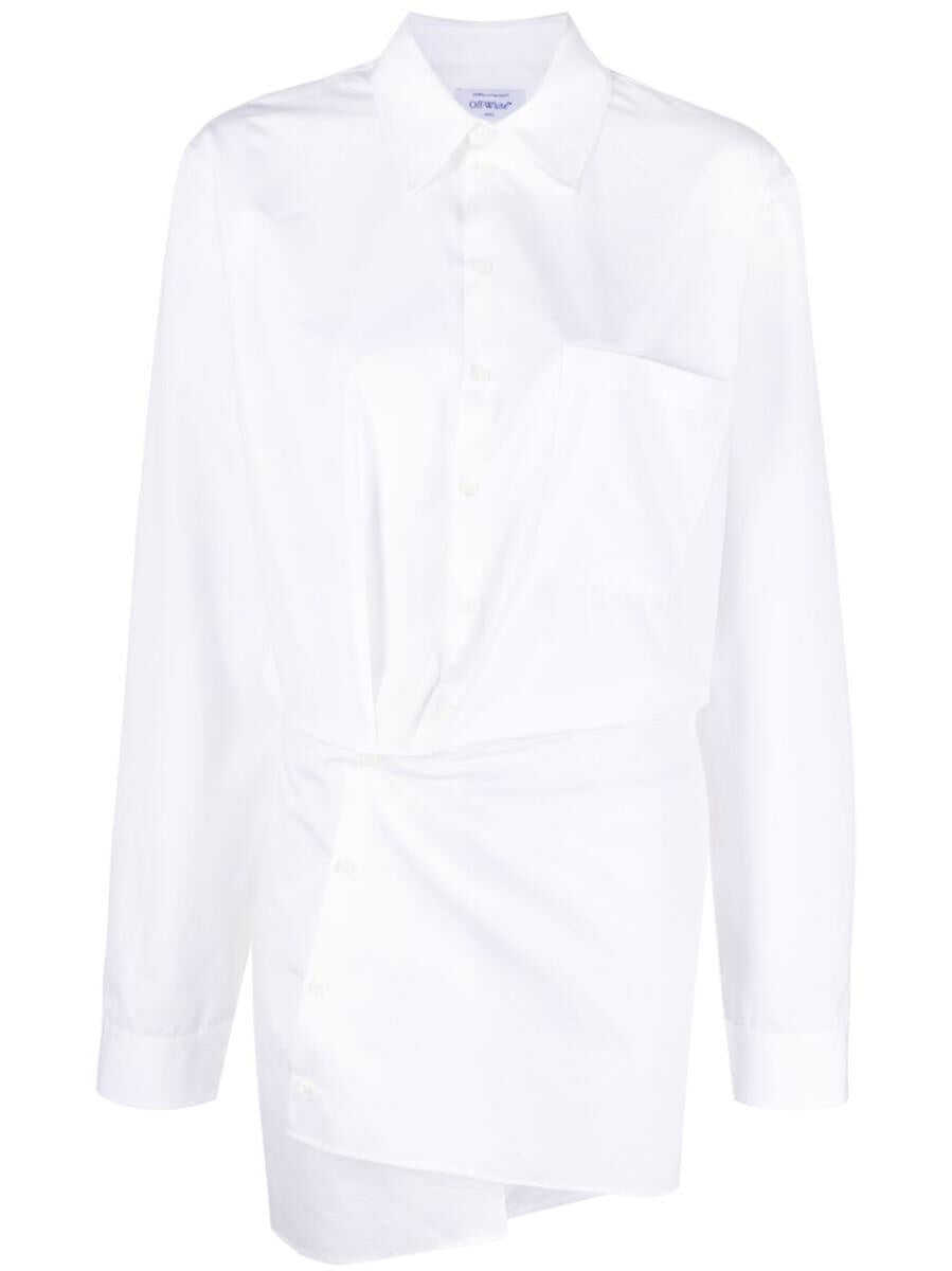 Off-White OFF-WHITE Cotton shirt dress WHITE