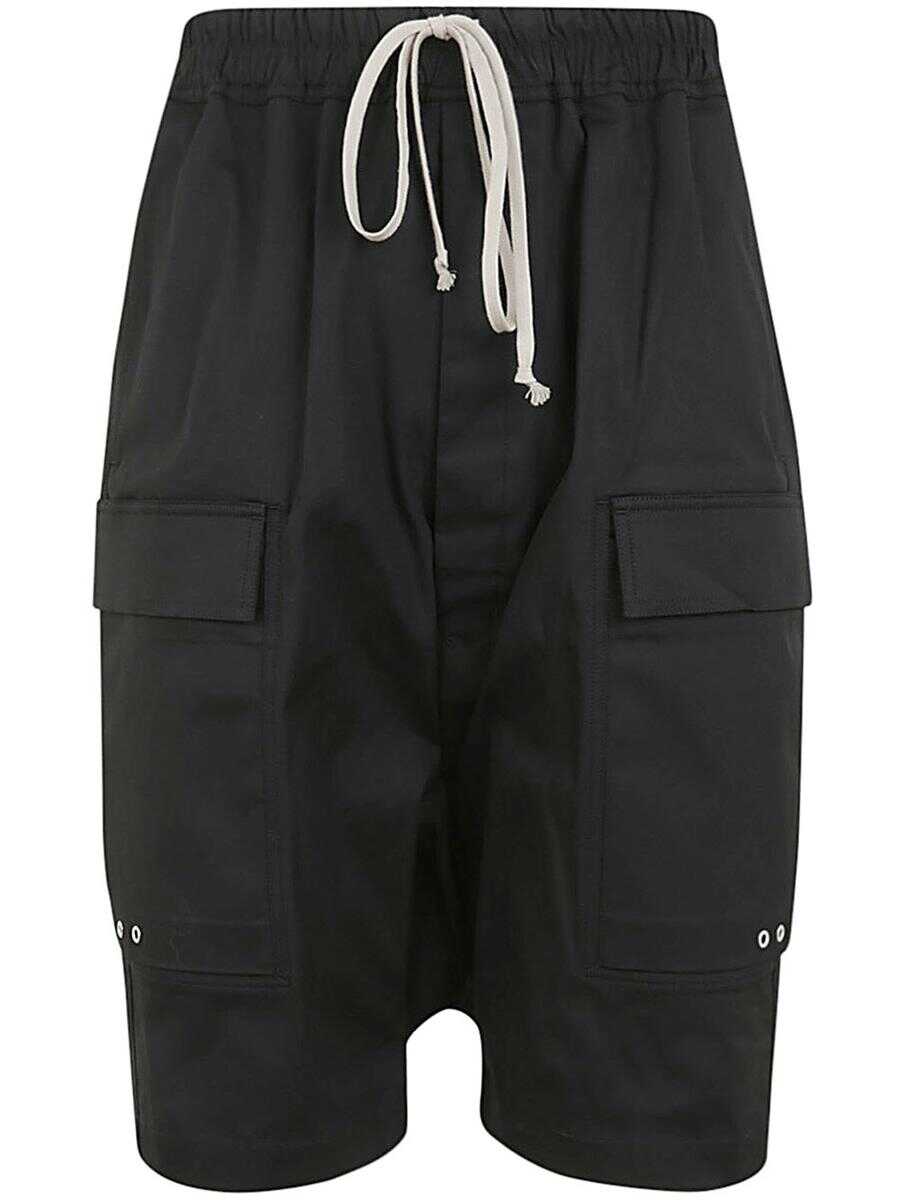 Rick Owens RICK OWENS CARGO PODS SHORTS CLOTHING BLACK