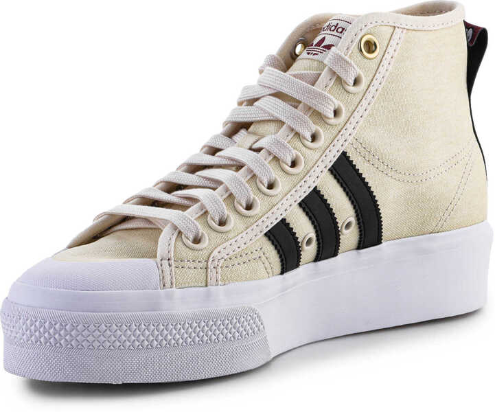 Sneakers adidas Originals Adidas Nizza Platform Mid W Beige Femei (BM 12653030) 3
