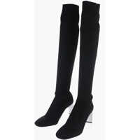 Cizme lungi Crochet Knee-Hight Boots Heel 7 Cm Femei
