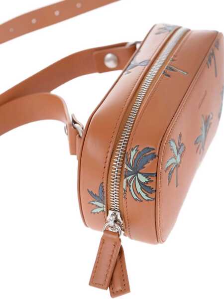 Genti tip postas Jil Sander Printed Leather Tradition Crossbody Bag Brown Barbati (BM 12653222) 3