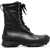 Jil Sander Leather Combat Boots With Vibram Sole Black