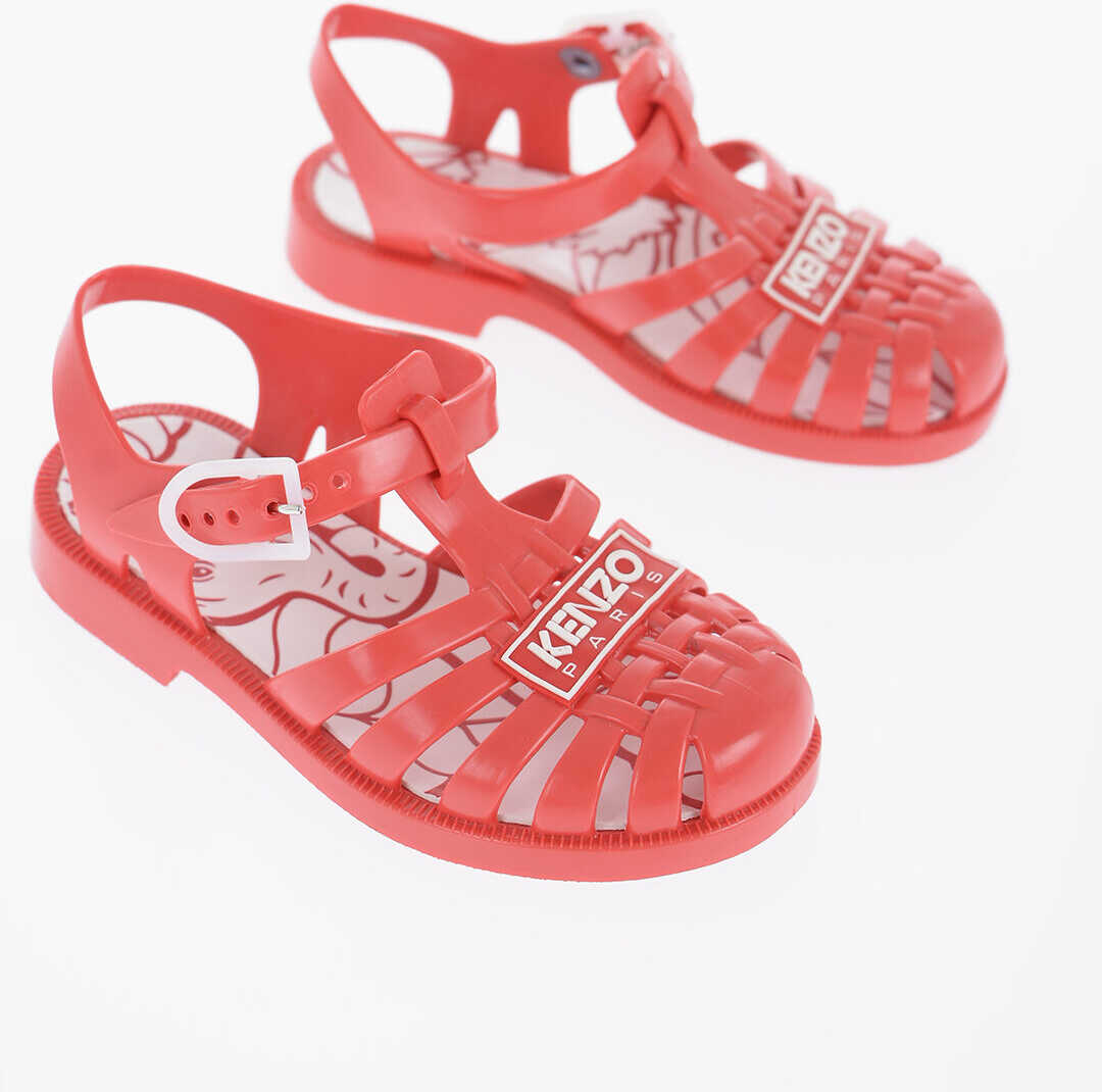 Kenzo Rubber Sandals Red
