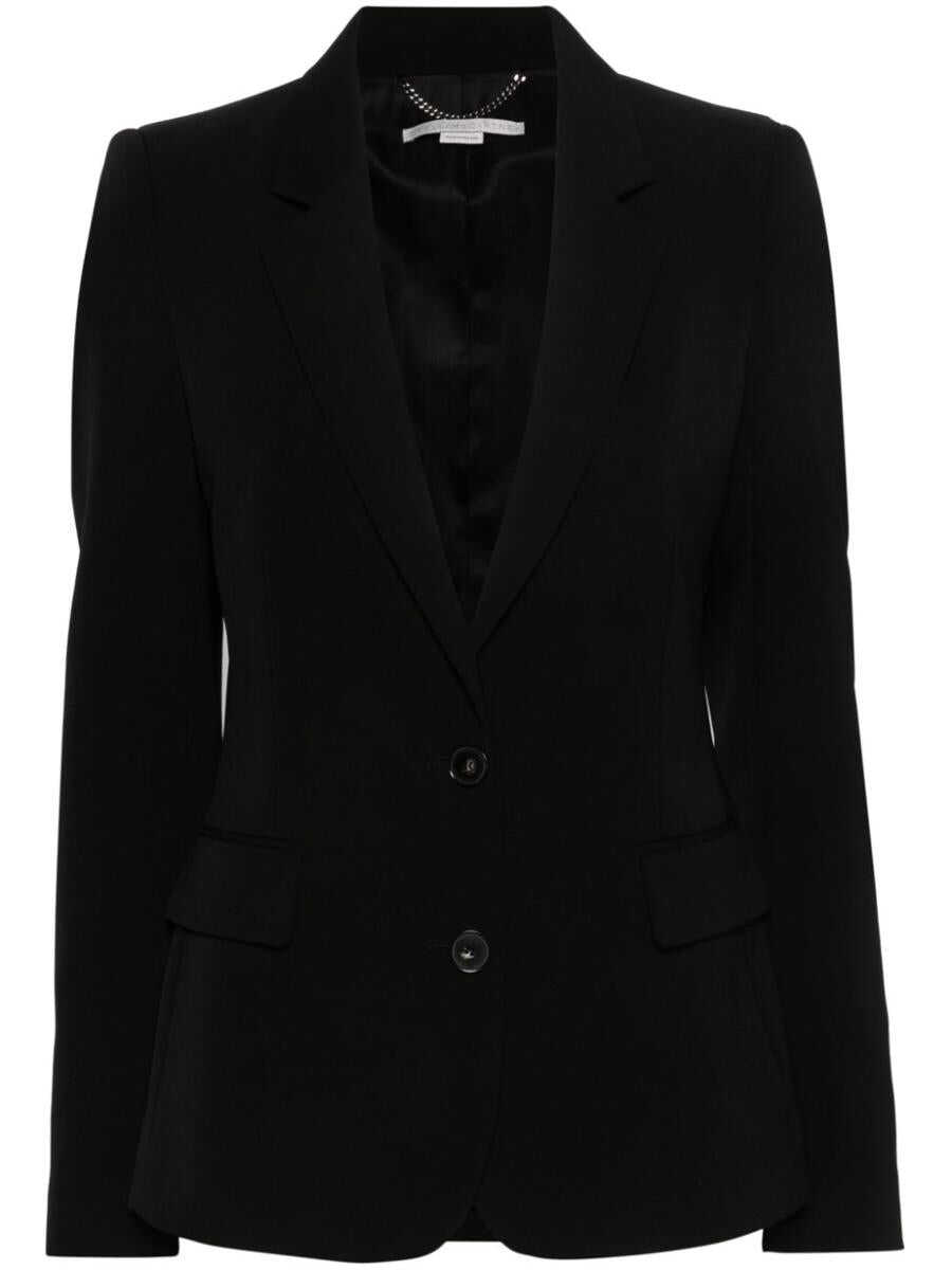 Stella McCartney STELLA MCCARTNEY single-breasted blazer BLACK