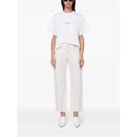 Blugi Stella McCartney Dama - Blugi Stella McCartney Stella McCartney White And Ecru Cotton Blend Jeans WHITE/ECRU WASH Femei (BM 12655067) - B-mall.ro