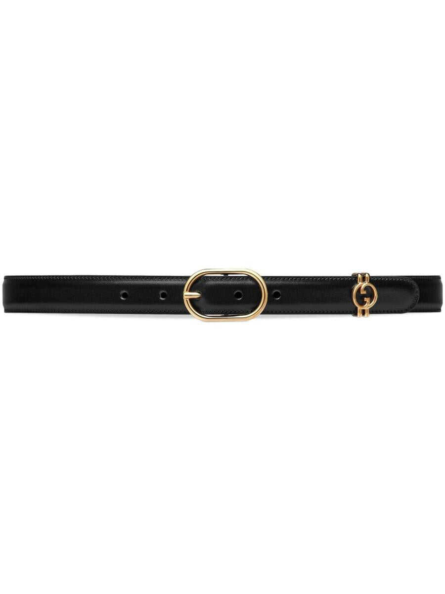 Gucci GUCCI Leather belt BLACK