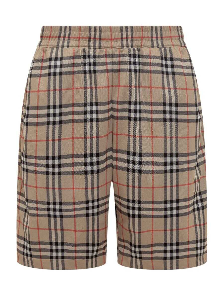 Burberry BURBERRY Debson Check Shorts BROWN