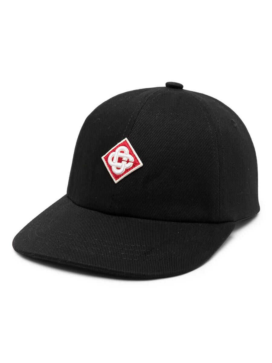 Casablanca CASABLANCA BASEBALL HAT WITH EMBROIDERY BLACK