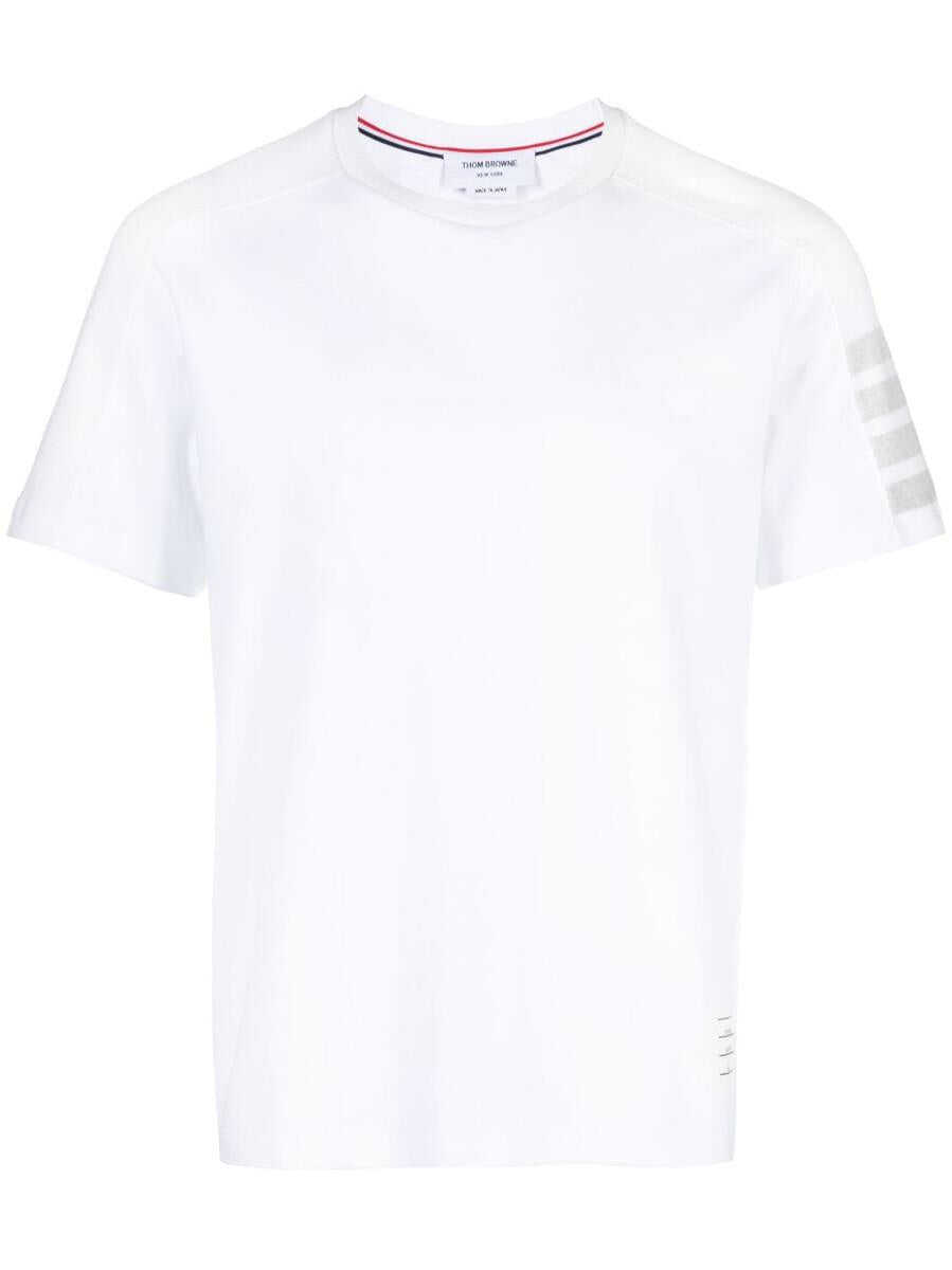 Thom Browne THOM BROWNE 4Bar cotton t-shirt WHITE