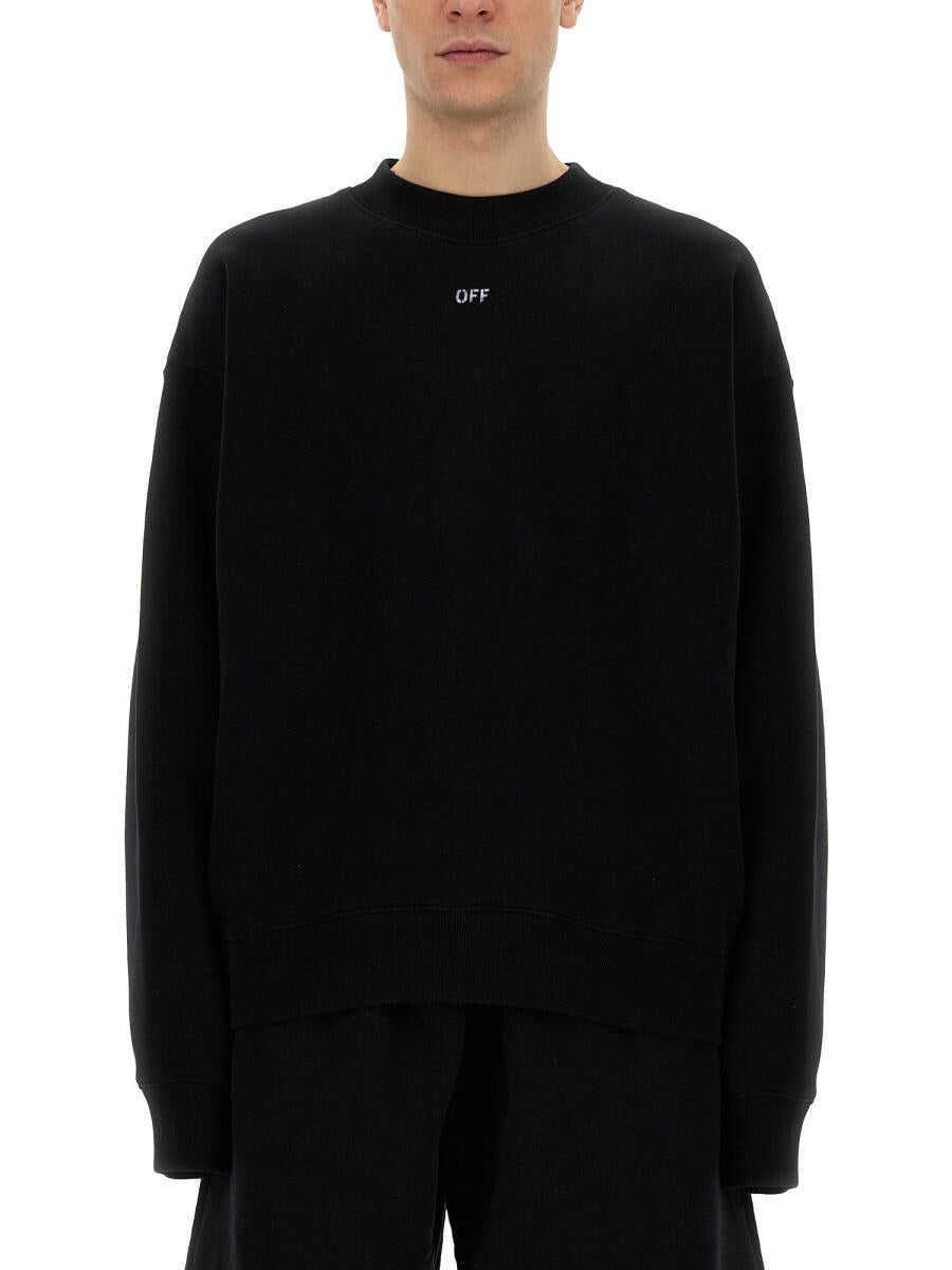 Off-White OFF-WHITE SWEATSHIRT WITH LOGO BLACK