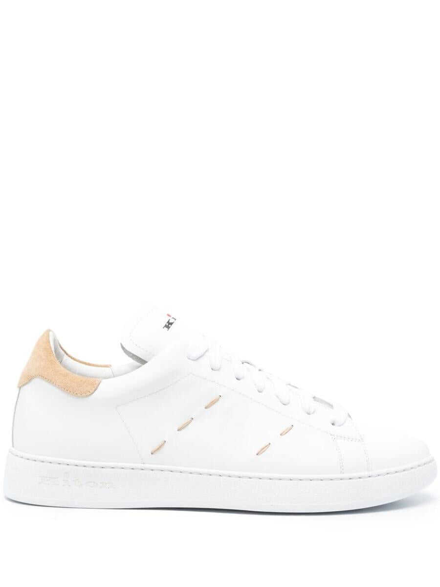 KITON KITON Leather sneakers WHITE