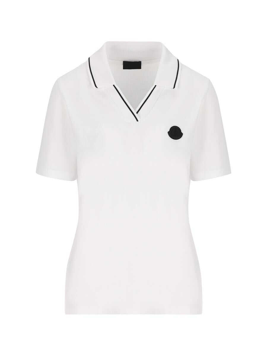 Moncler Moncler T-shirts and Polos WHITE