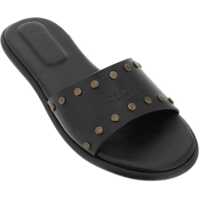 Saboti Dama - Saboti Isabel Marant Leather Vikee Slides BLACK Femei (BM 12659381) - B-mall.ro