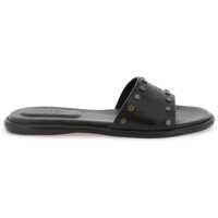 Saboti Leather Vikee Slides Femei