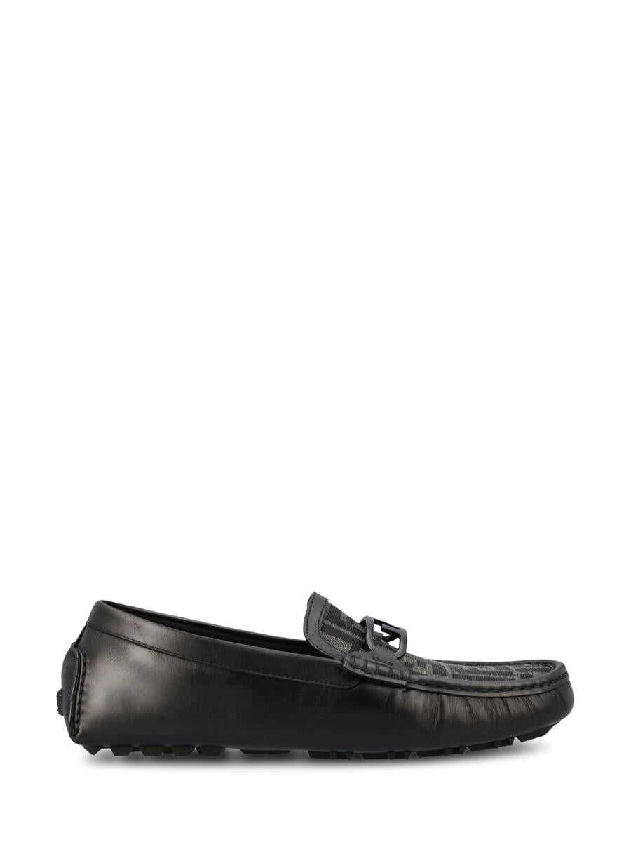 Fendi Fendi Low Shoes GRAY BLACK+BLACK