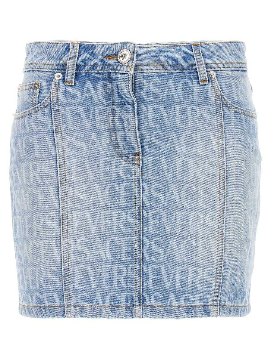 Versace VERSACE \'Versace Allover\' skirt BLUE