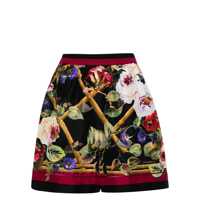 Pantaloni casual Dolce & Gabbana Printed Silk Shorts Femei