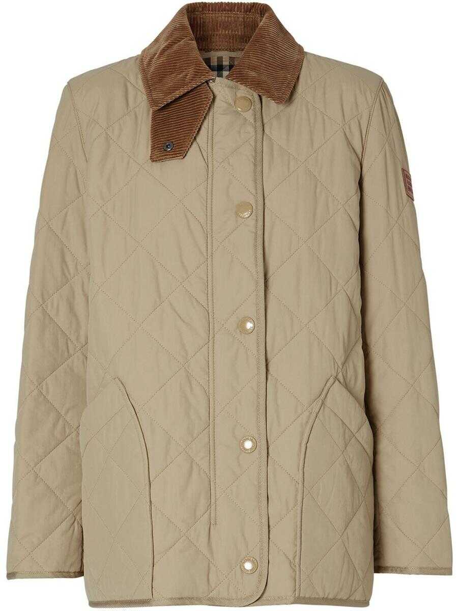 Burberry BURBERRY COTSWOLD JACKET CLOTHING BROWN