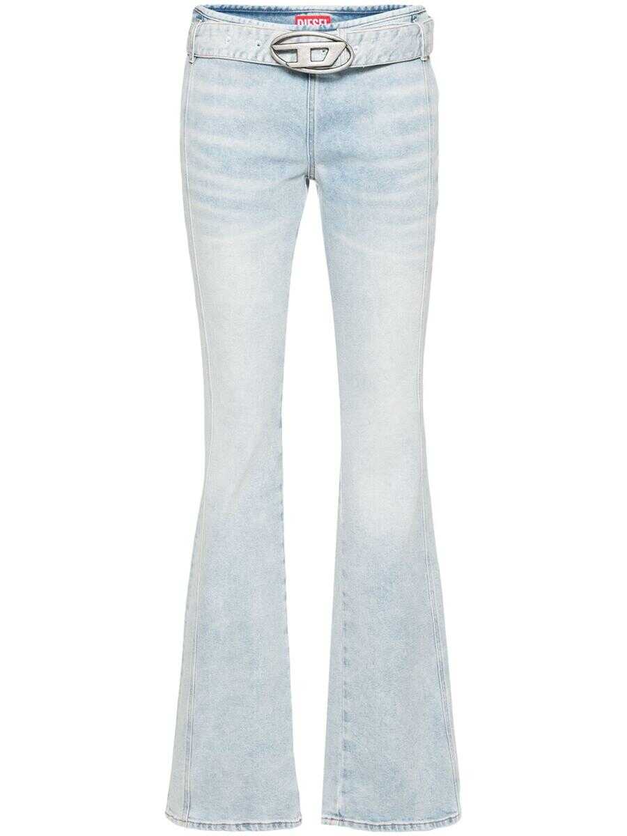 Diesel DIESEL D-EBBEY FLARED JEANS BLUE