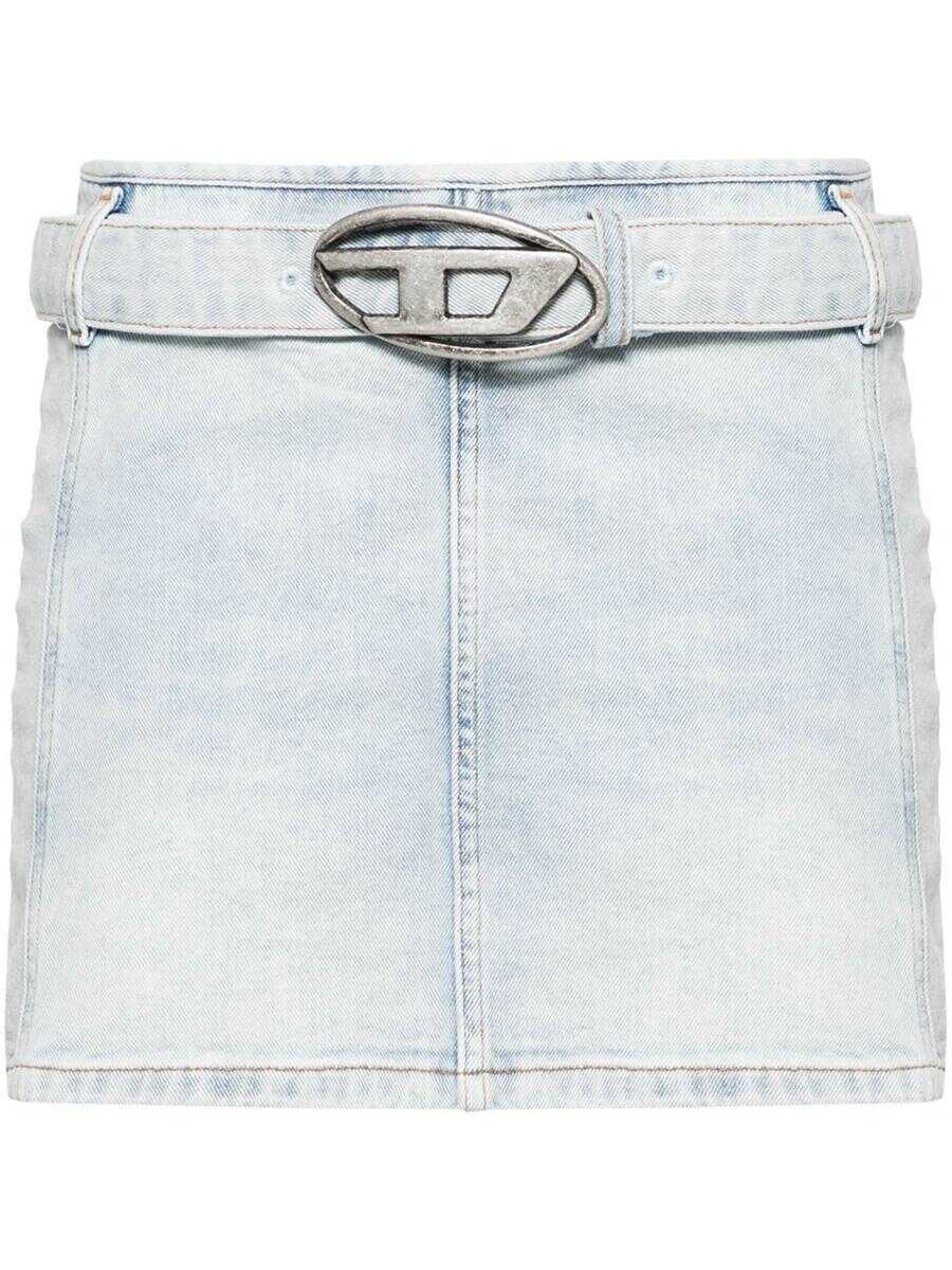 Diesel DIESEL DENIM MINI SKIRT BLUE