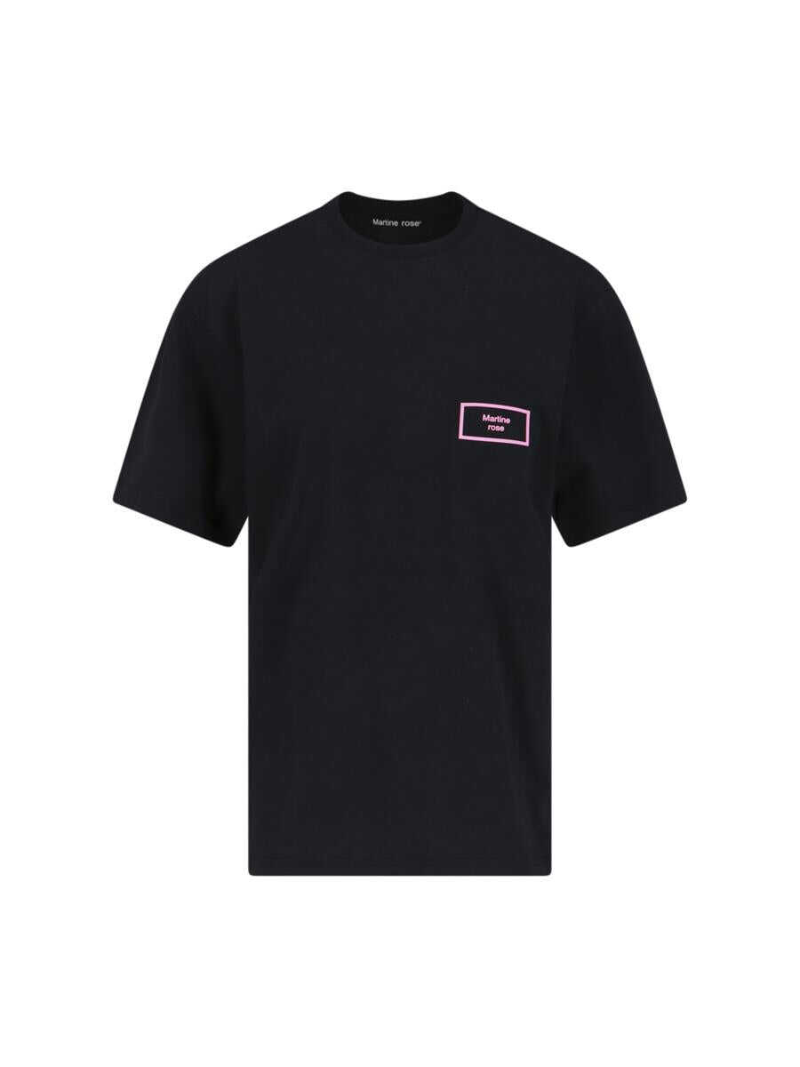 MARTINE ROSE MARTINE ROSE T-shirts and Polos BLACK