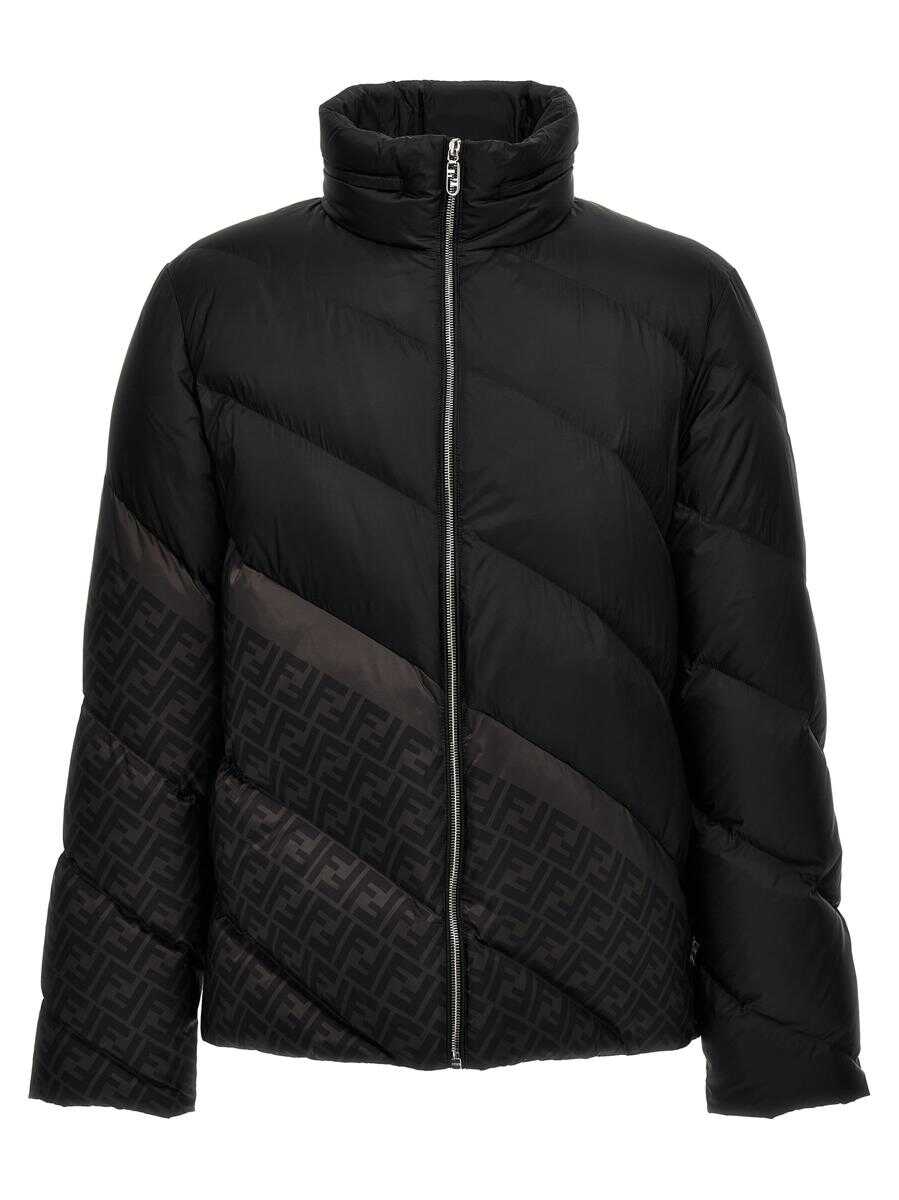 Fendi FENDI \'Fendi diagonal\' down jacket BLACK