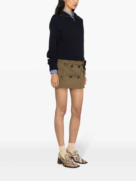 Fuste scurte Miu Miu Miu Miu Skirts BROWN Femei (BM 12673175) 3