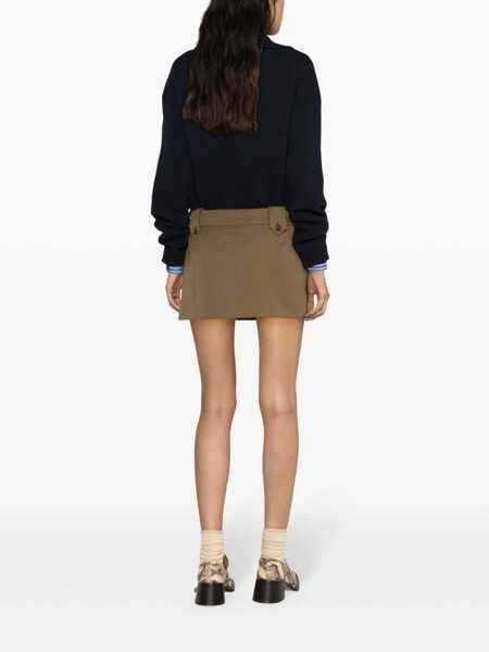 Fuste scurte Miu Miu Miu Miu Skirts BROWN Femei (BM 12673175) 4