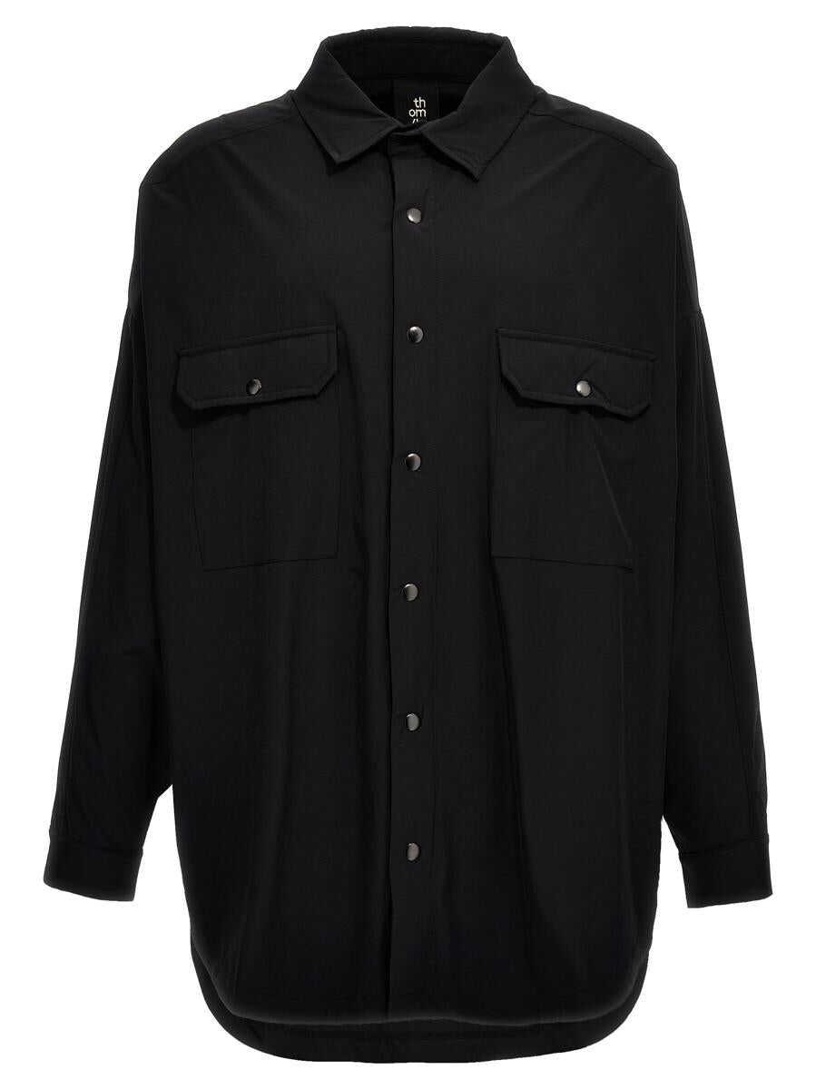 Thom / Krom THOM KROM Tech fabric shirt BLACK