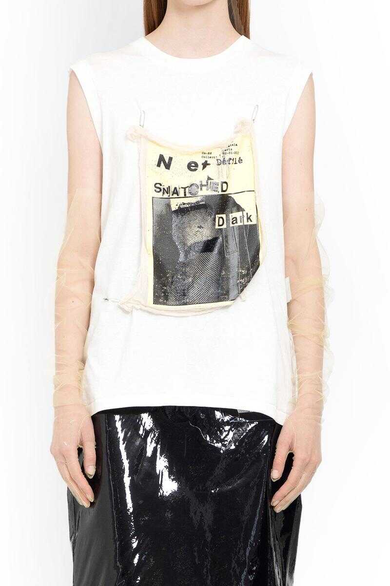 Maison Margiela MAISON MARGIELA TANK TOPS WHITE