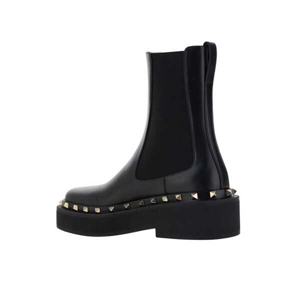 Bocanci Valentino Garavani Valentino Garavani Rockstud M-Way Ankle Boots Black Femei (BM 12675287) 3