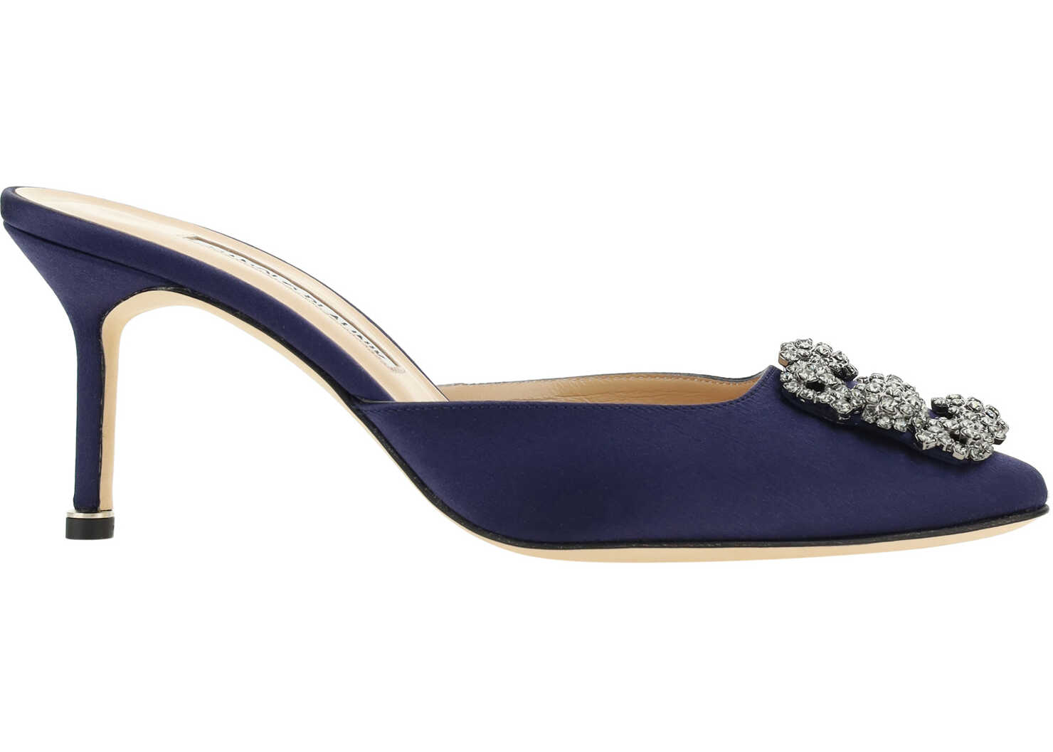 Manolo Blahnik Hangisimu Pumps NAVY