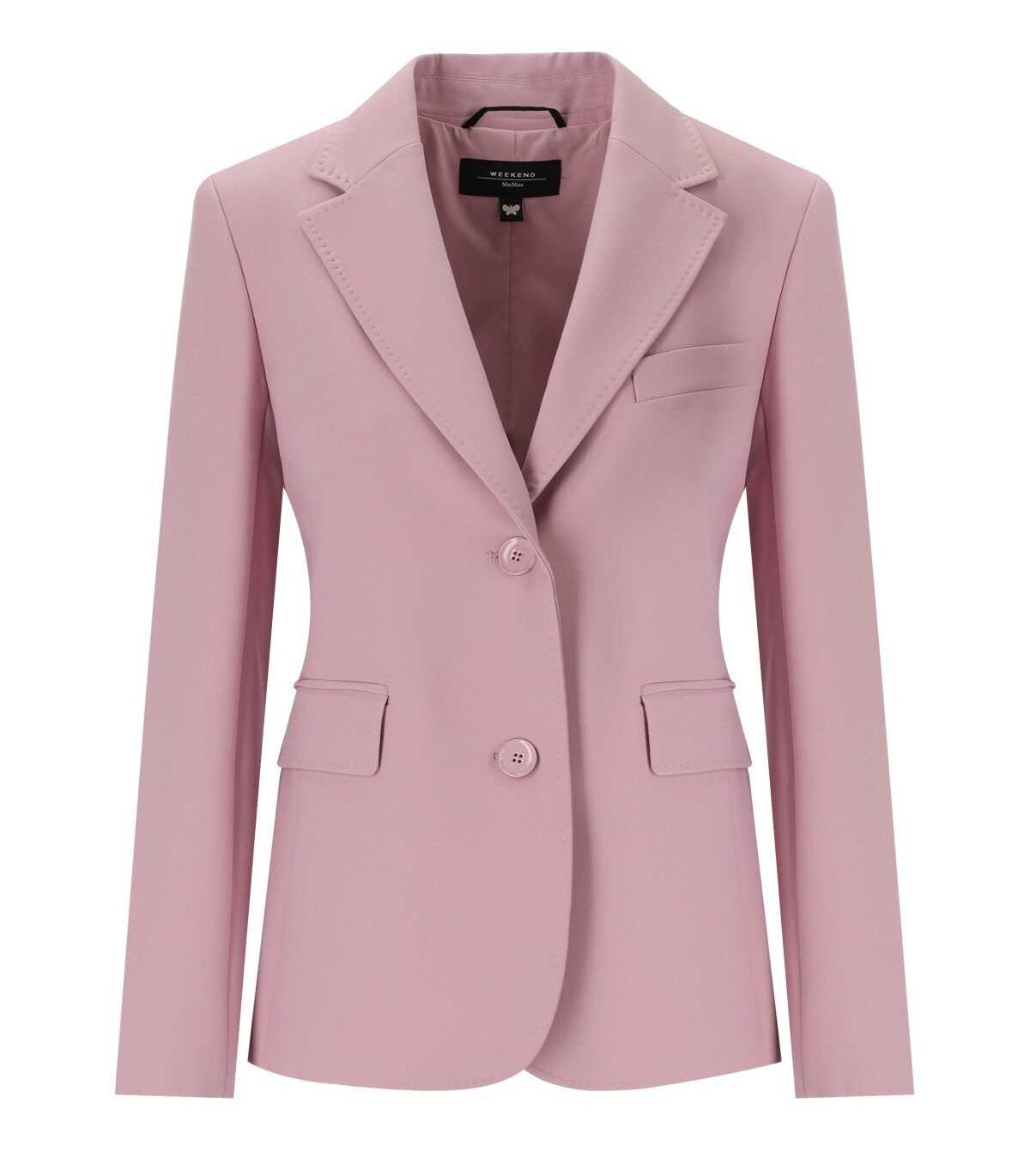 Max Mara Weekend MAX MARA WEEKEND UVA PINK SINGLE BREASTED BLAZER Pink