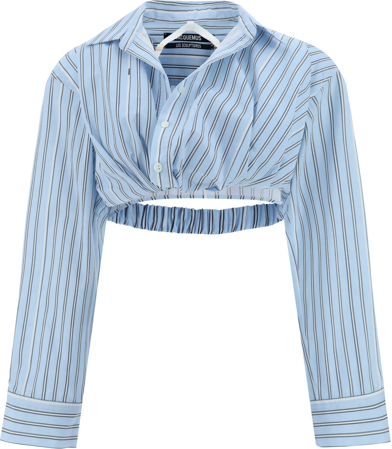 JACQUEMUS La Chemise Bahia Shirt PRINT BLUE STRIPE