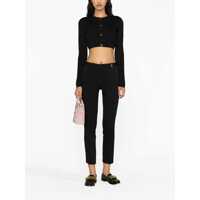 Pulovere Versace Dama - Cardigane Versace Versace Jacquard Knit Cardigan Black Femei (BM 12676499) - B-mall.ro
