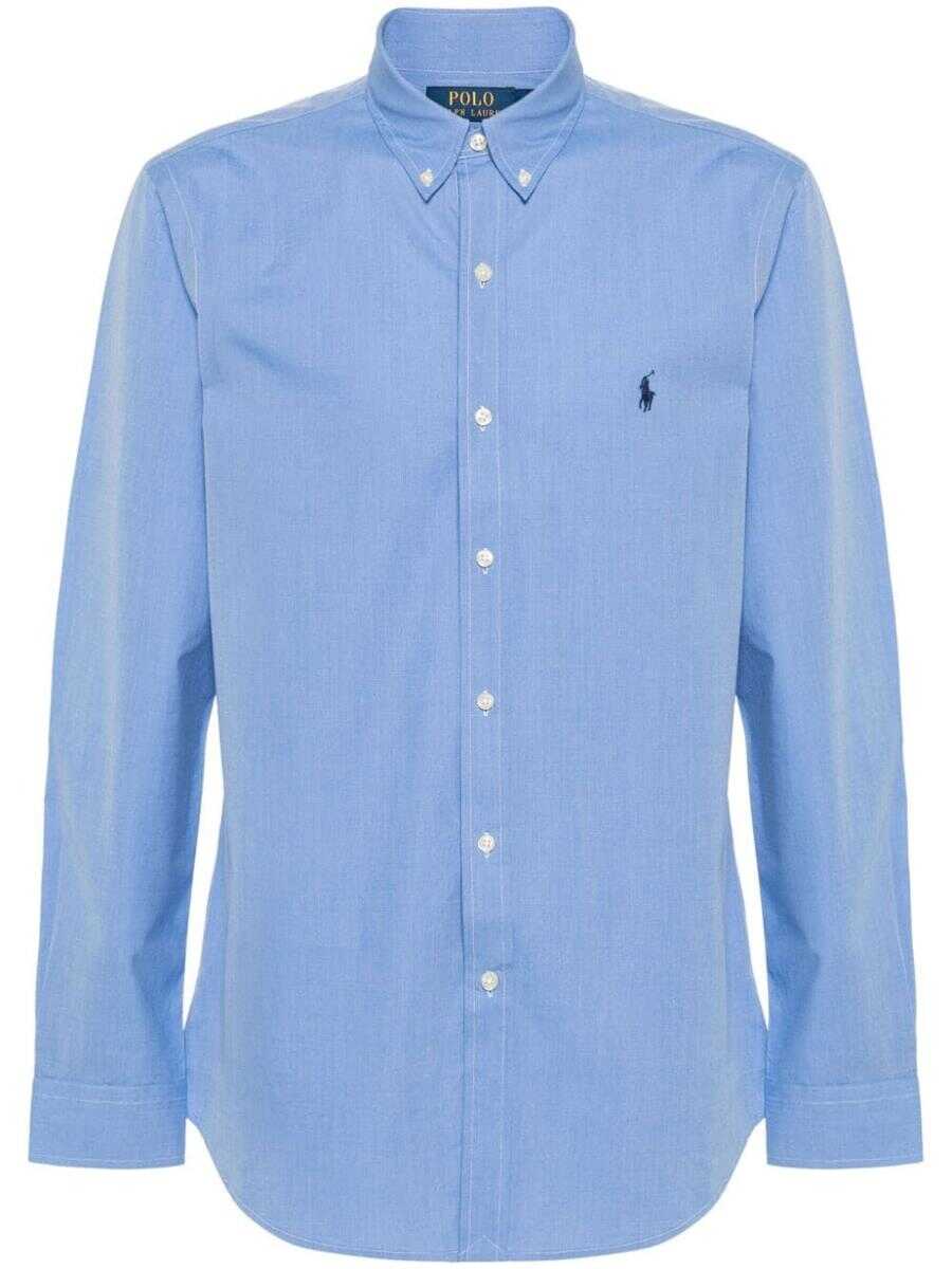 Ralph Lauren POLO RALPH LAUREN SLIM FIT STRIPED SHIRT CLOTHING BLUE