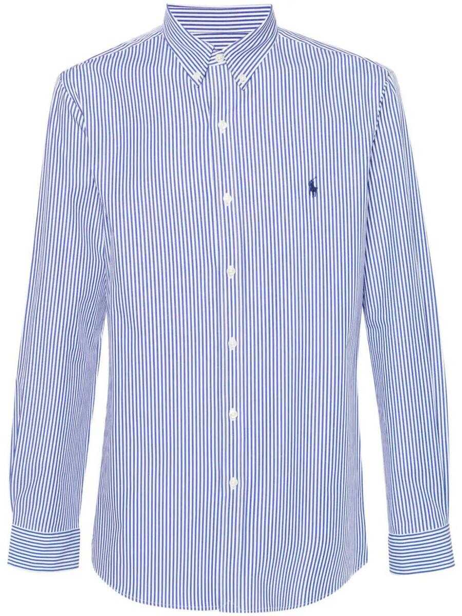 Ralph Lauren POLO RALPH LAUREN SLIM FIT STRIPED SHIRT CLOTHING BLUE