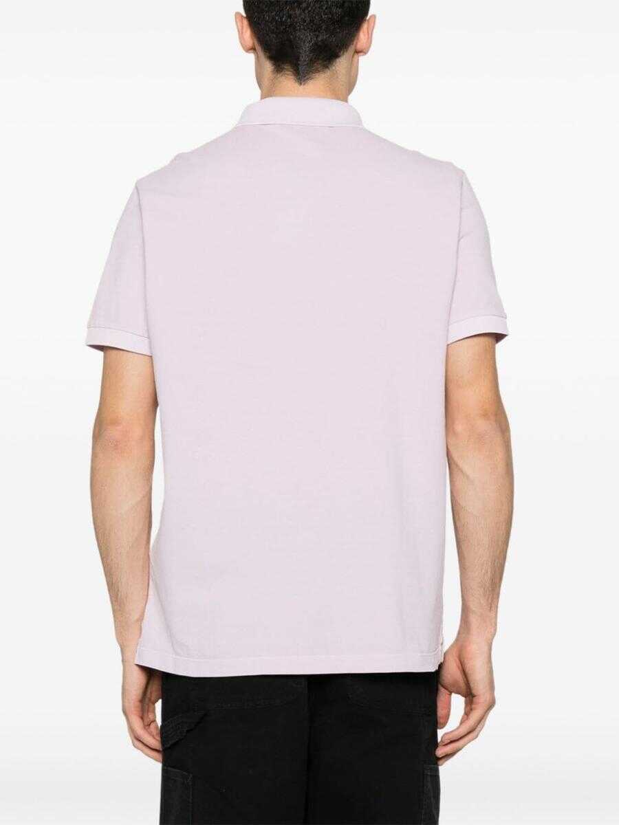 Stone Island STONE ISLAND Polo shirt with logo PINK