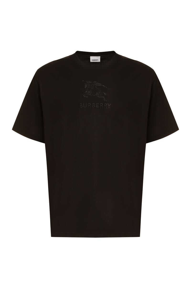 Burberry BURBERRY COTTON CREW-NECK T-SHIRT BLACK