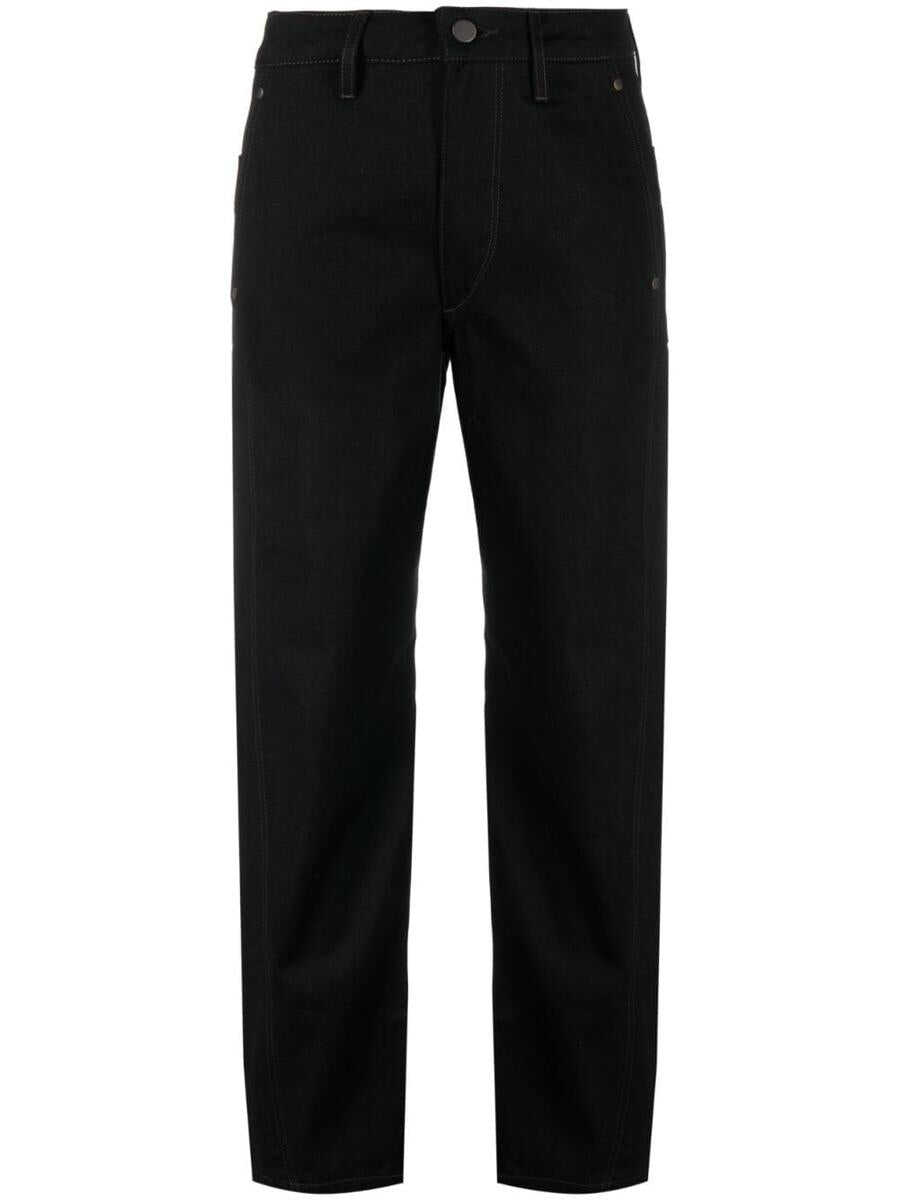 LEMAIRE LEMAIRE Twisted cropped jeans BLACK